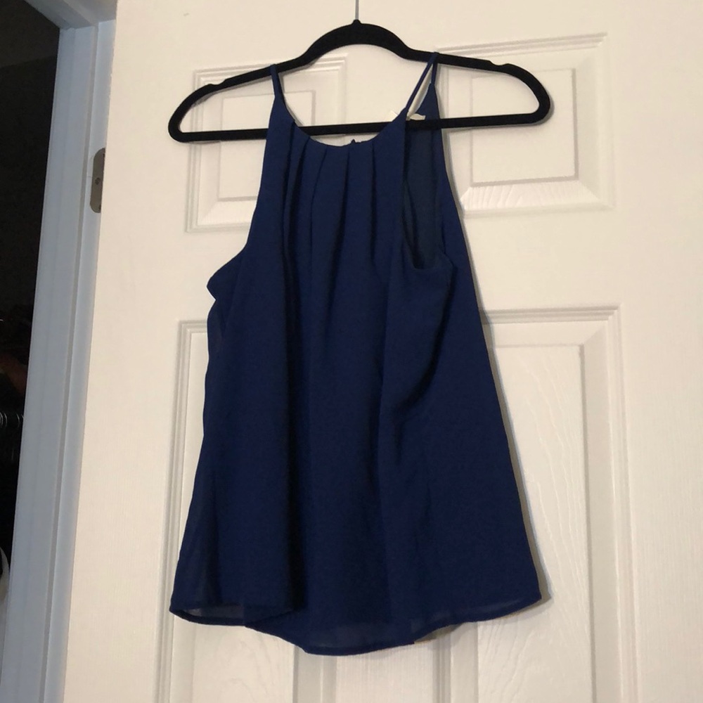 Dark Blue Halter Top